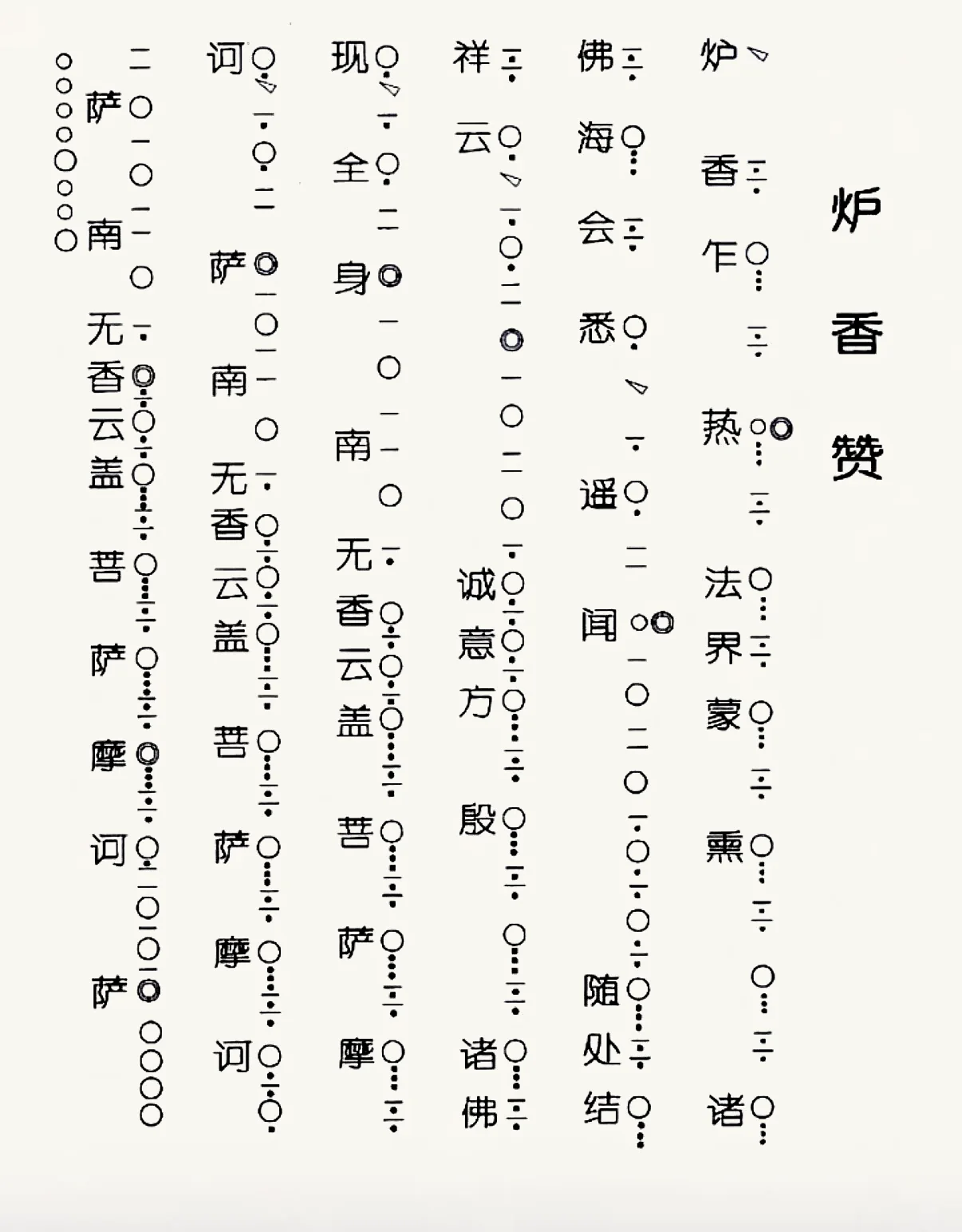 新編梵唄002-爐香讚（二）