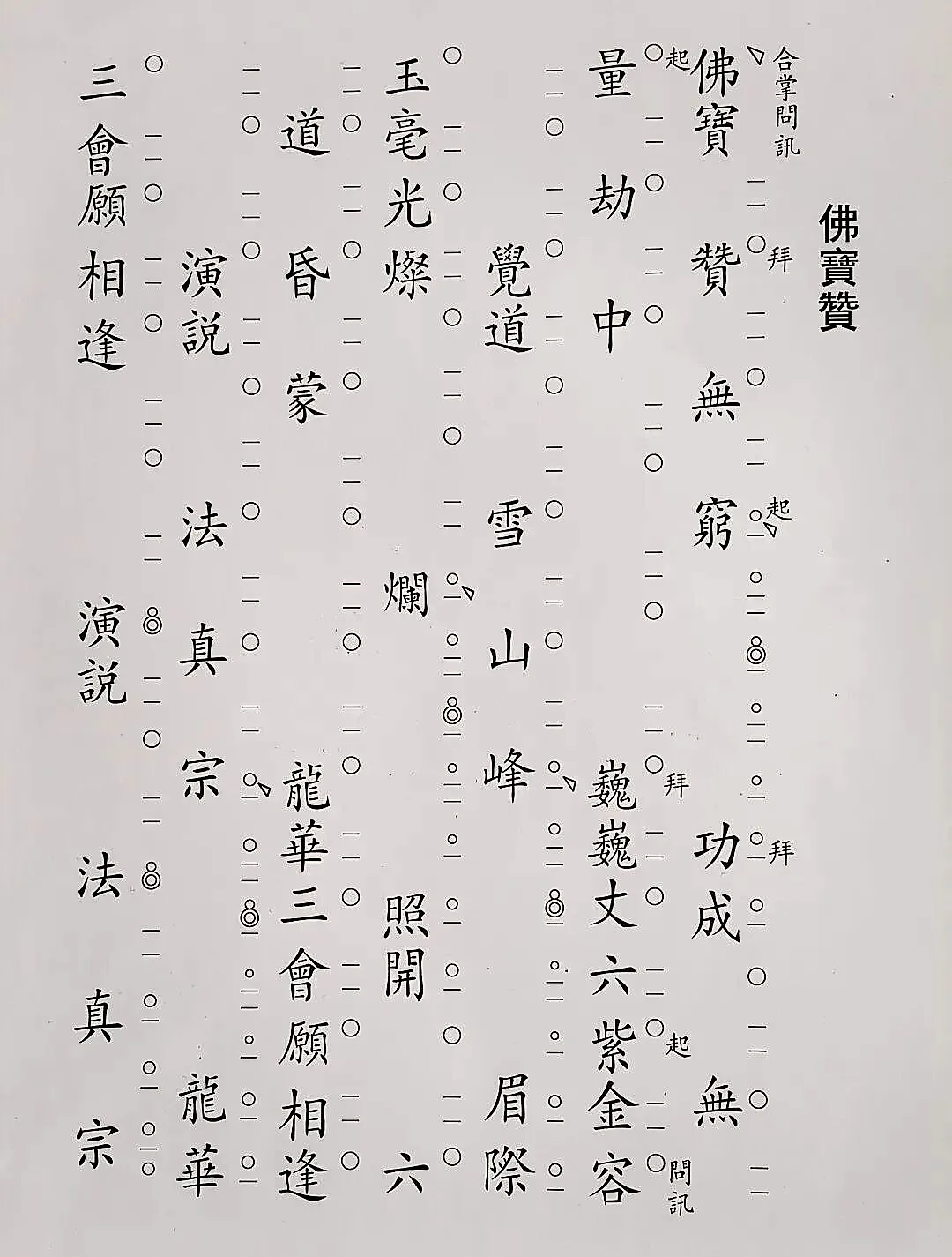 新編梵唄004-佛寶讚