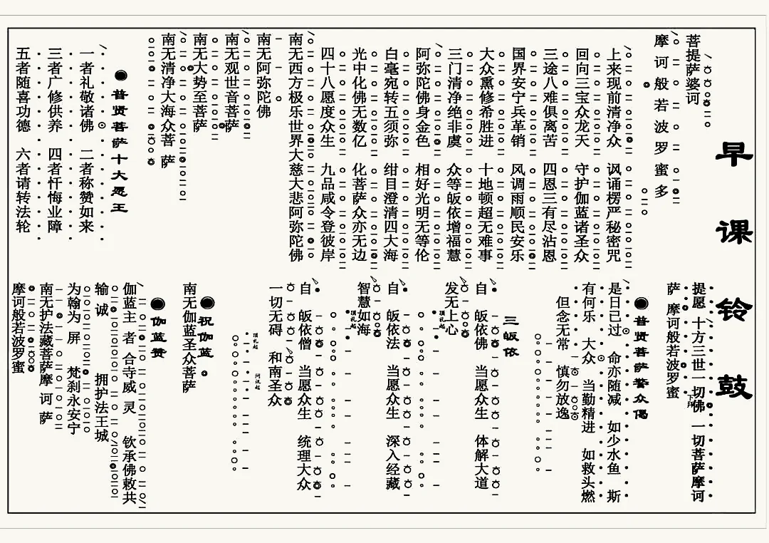 新編梵唄008-早課板眼（題名待校）