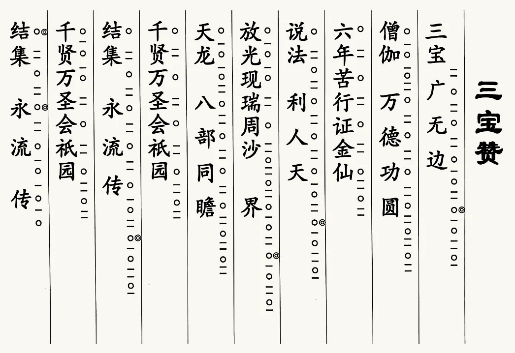 新編梵唄025-三寶讚