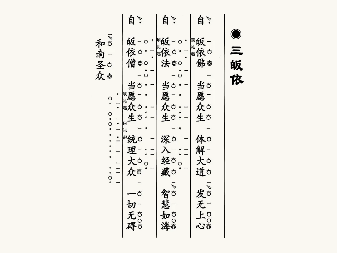 新編梵唄027-三皈依