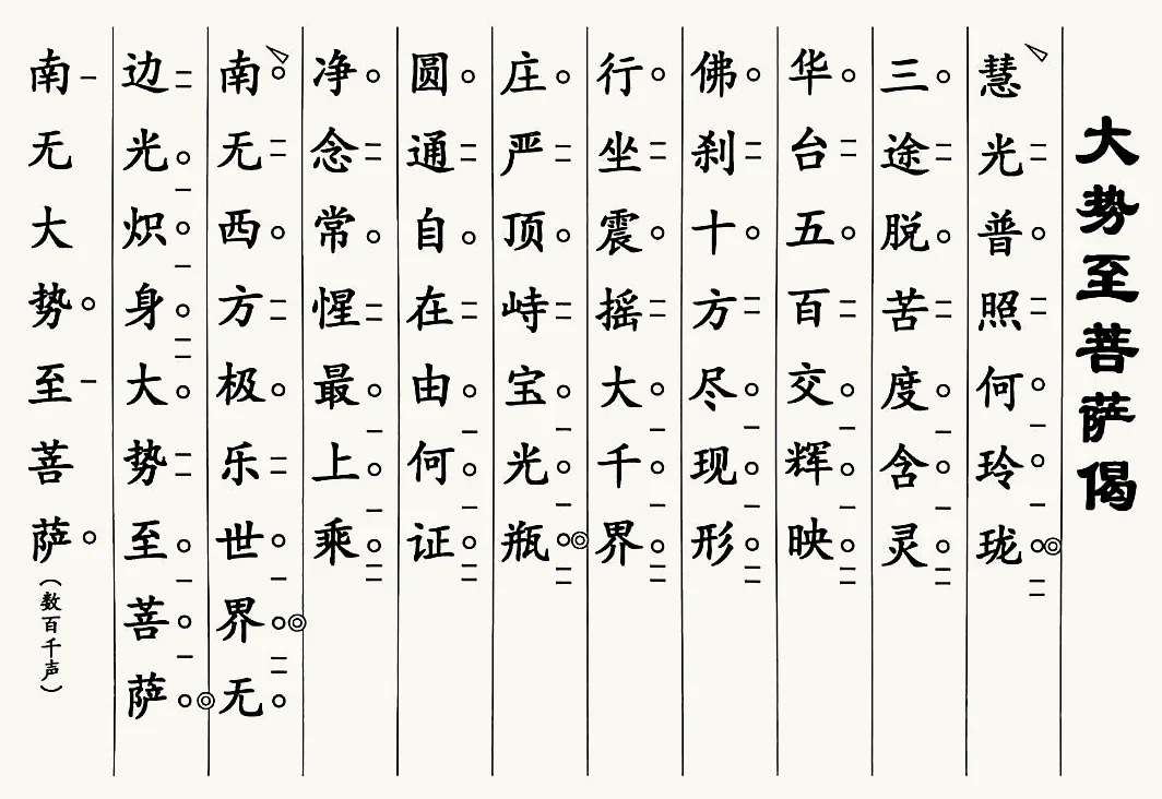 新編梵唄055-大勢至菩薩讚