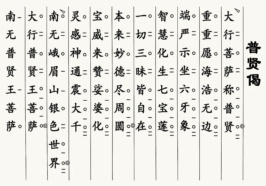 新編梵唄056-普賢讚（一）