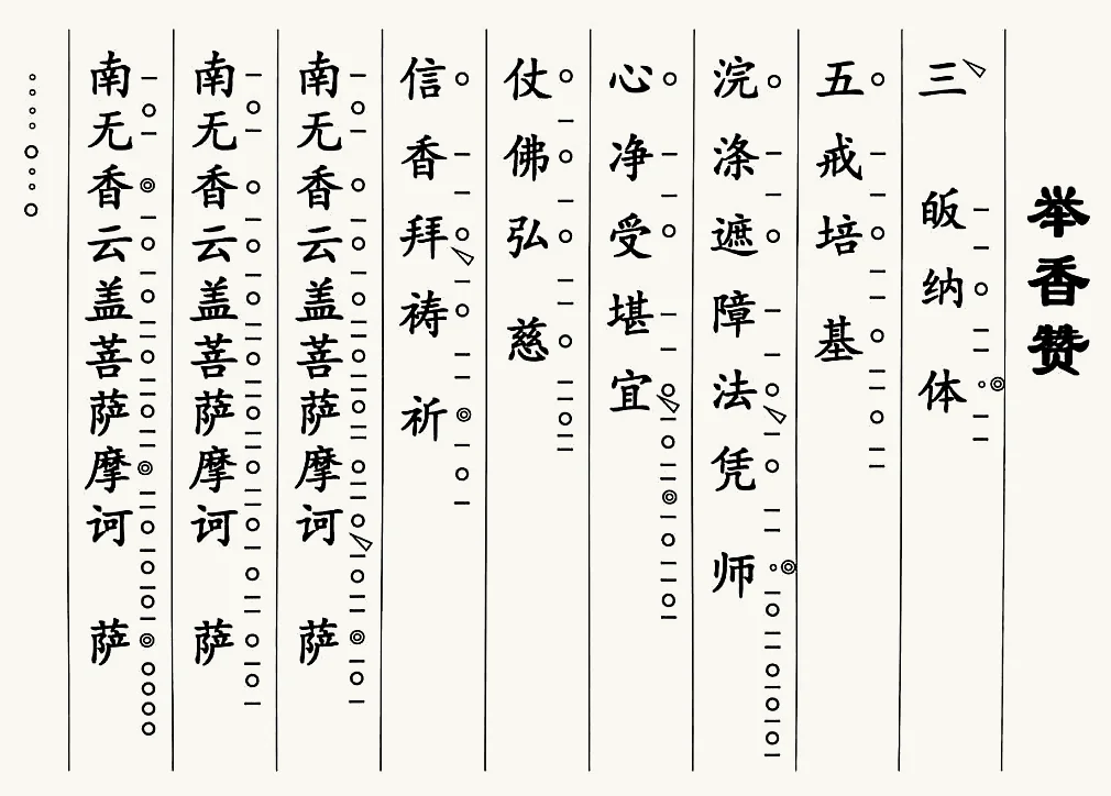 新編梵唄068-舉香讚（二）（題名待校）