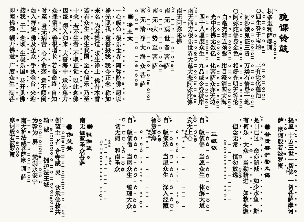 新編梵唄076-晚課佛供（題名待校）